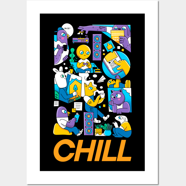 Chill Time Wall Art by geolaw